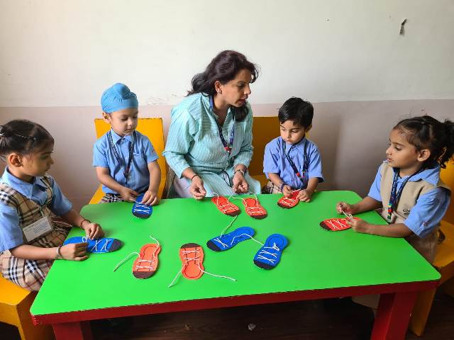 Shoe Lace Tying Activity | Nursery