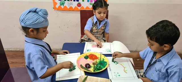 Vegetables Painting | Nursery