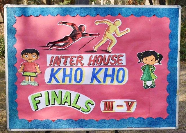Inter-House Kho Kho Match