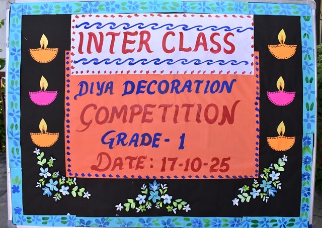 Inter-Class Diya Decoration & Cracking Craft Competition