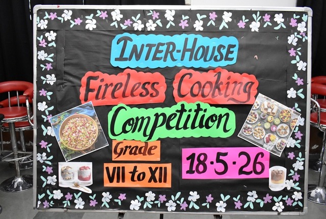 Inter-House Fireless Cooking Competition 2026